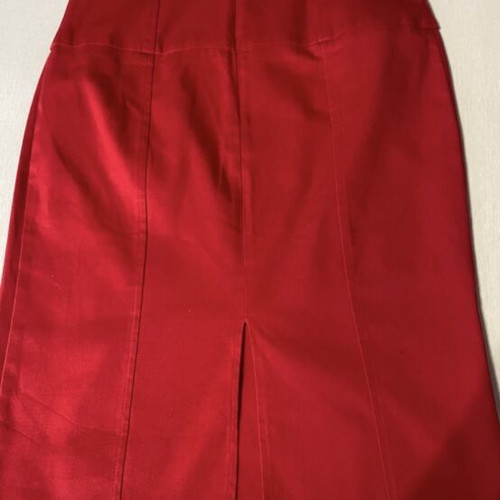 Red Midi Pencil Skirt No 14 like new, atmosphere
