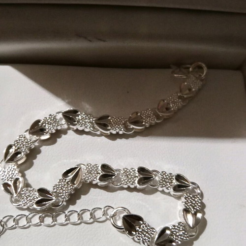 Silver chain 22 centimeters new