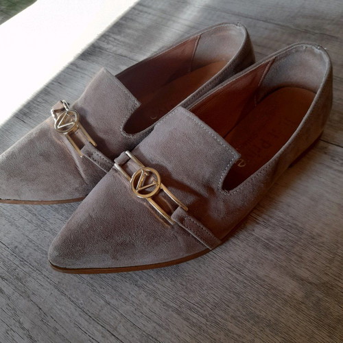 Just Prive ballerina shoes used, size 37, beige suede