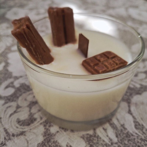 Galaktoboureko Candle new, soy wax Sweet Cinnamon scent