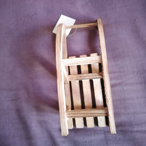 Wooden decorative sleigh new