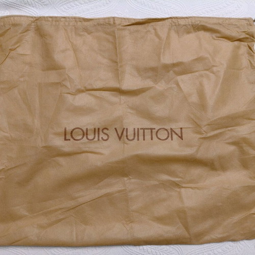 Louis Vuitton fabric dustbag like new with drawstring 55x45 cm