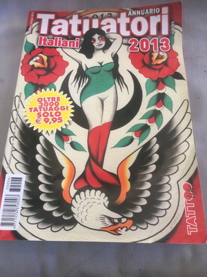Tattoo book Animation Tatuatori Italiani 2013 with artist information