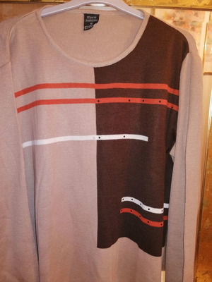 Knitted women's sweater size L used