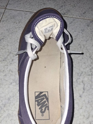 Vans sneakers μωβ με σόλα κρεπ νούμερο 43 σαν καινούργιο