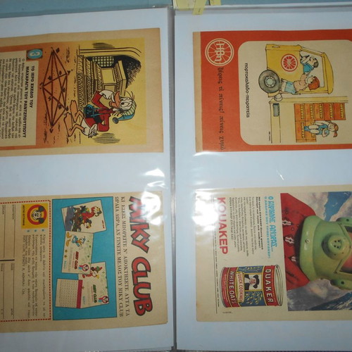 Mickey Disney archive used with over 90 clippings and cards