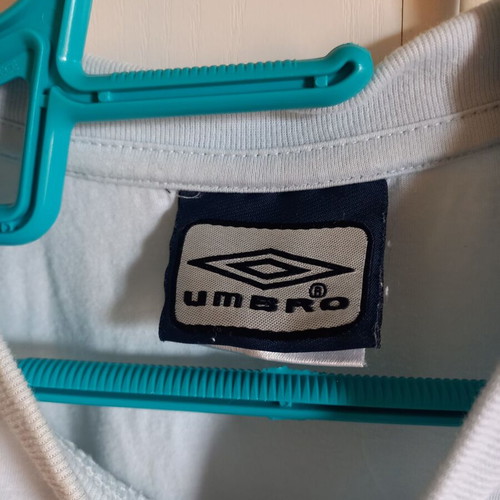 Umbro short-sleeve turquoise t-shirt like new, sizes S and M