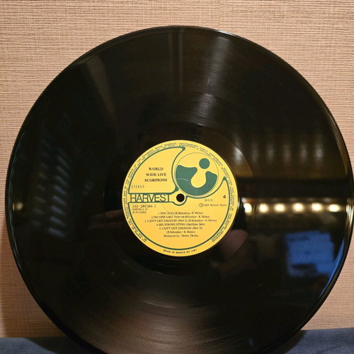 Scorpions World Wide Live double vinyl record used, rock