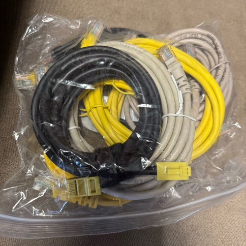 Network cables new, pack of 6 pieces