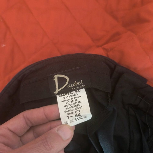 Pants used black size L made of polyester
