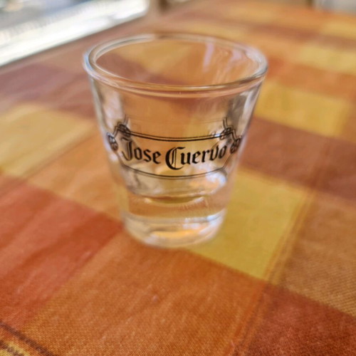 Jose Cuervo collectible shot glass 90-2000 like new