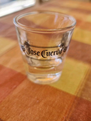 Jose Cuervo collectible shot glass 90-2000 like new
