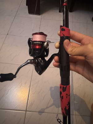 Fishing rod 2.12m and Shimano 2500 reel new