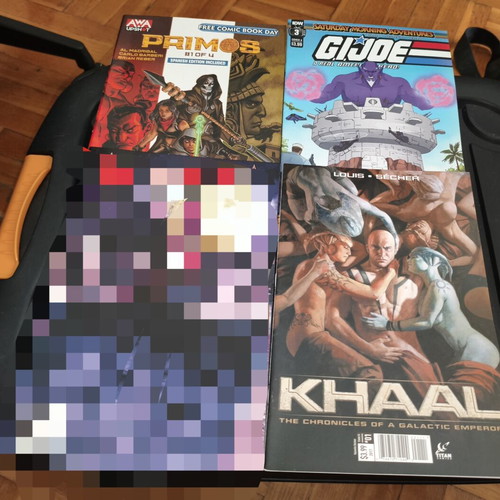 G.I.Joe, Primos, Khaal comics like new