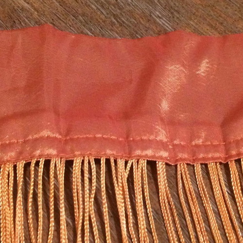 4 x STRING/CROSIA CURTAINS ORANGE