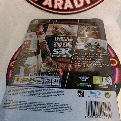 SBK Superbike World Championship SteelBook Edition for Sony PS3 new