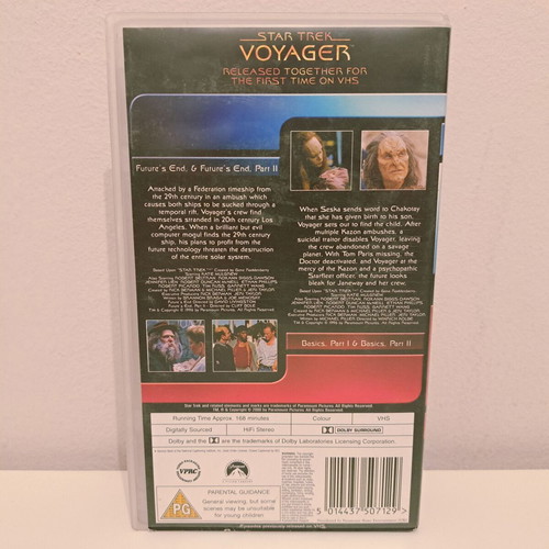 Star Trek Voyager Future's End VHS used without subtitles