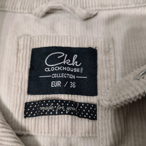 Clockhouse women's corduroy jacket beige like new