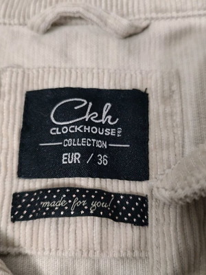 Clockhouse women's corduroy jacket beige like new
