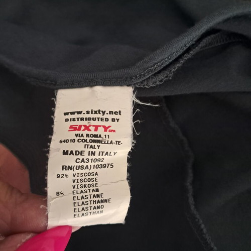 Miss Sixty elastic midi dress like new, grey with yellow trim