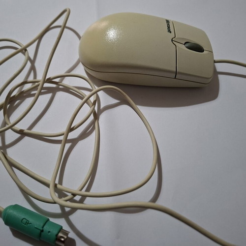 Microsoft IntelliMouse model 1.2A used, ball mouse PS/2
