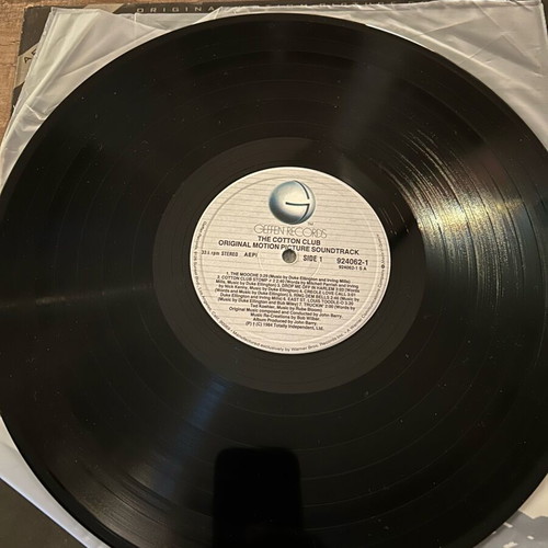 The Cotton Club vinyl used, jazz