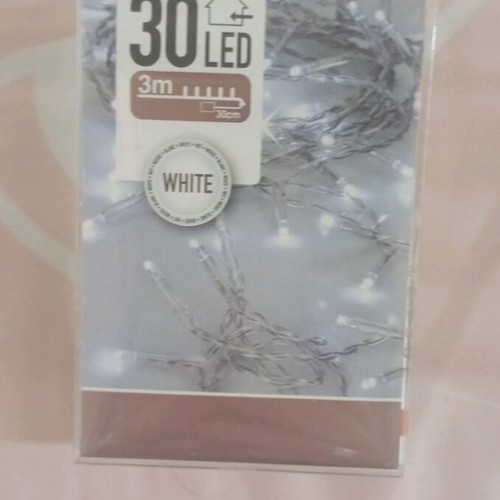 Christmas LED lights like new, set with tree and star
