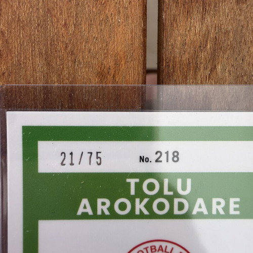 Tolu Arokodare Rookie Card Road to World Cup Panini Donruss like new