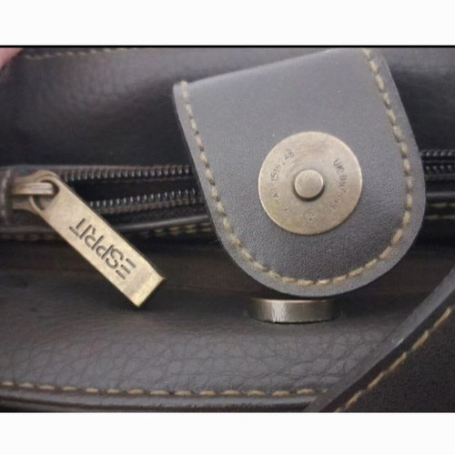 Esprit San Francisco leather shoulder bag like new, brown