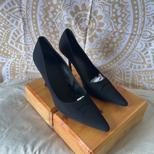 Stiletto pumps used, black, size 39