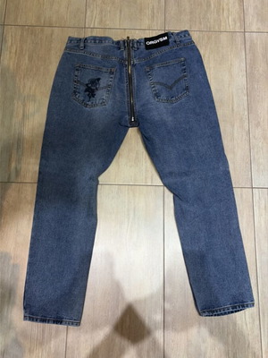 Orgvsm jeans like new, size 48 fits smaller, blue