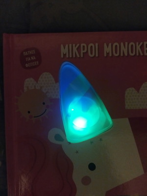 Mikroi Monokeri interactive light-up touch book