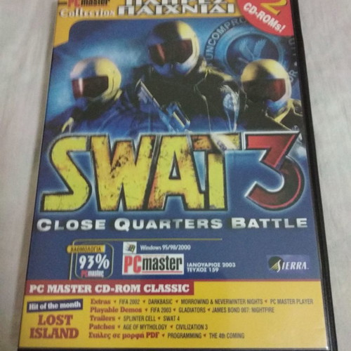 Swat 3 CD-ROM used for PC, shooting game