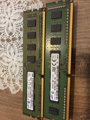 Μνήμες Dimms DDR3 6Gb μεταχειρισμένες, 2 Dimms 4 και 2 Gb