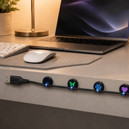 Magnetic Cable Organization Set new, handmade for desk