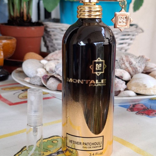 Montale Vetiver Patchouli 3ml sample in glass bottle
