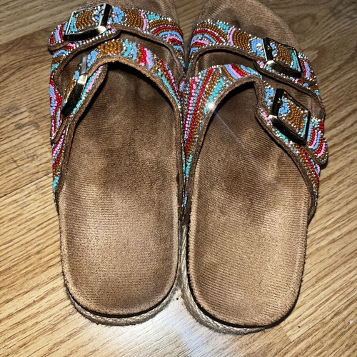 Sandals used, size 39, platform style