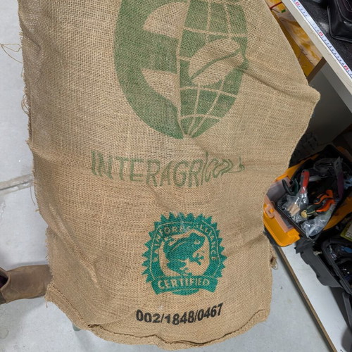 Coffee bean bags used, set of 3 by Yota, 100x70cm