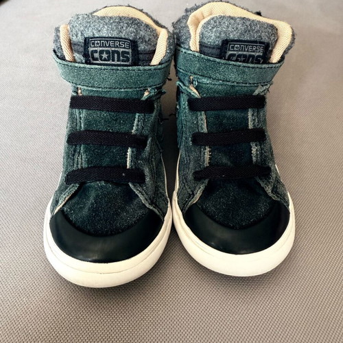 Converse boots used for boys, size 25-27, gray and green
