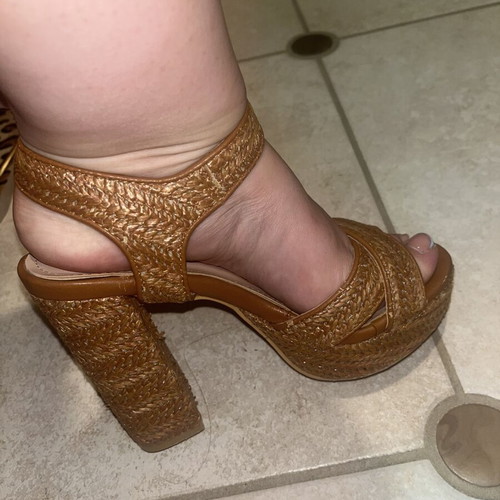 Sandals used, all given together, size 37, multicolor