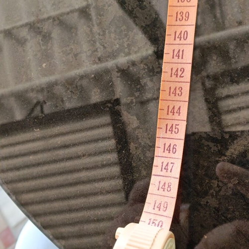 Measuring tape from 1950-70, vintage collectible