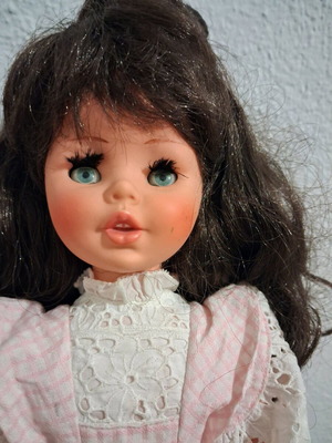 Vintage Italian Furga doll used, 35cm, very rare