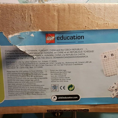 LEGO Education 9530 Letters Set like new