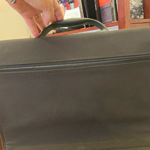 Samsonite office bag like new, gray fabric