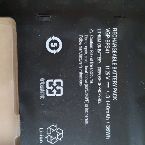 Laptop batteries new with damaged packaging for various models