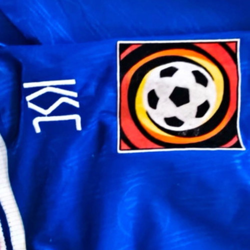 Tomas Hässler signed KSC football jersey 1994 match worn