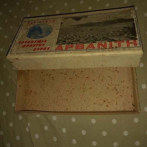 Vintage Syros Loukoumia Collectible Box