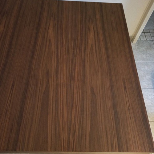 Neo Katoikein dining table like new, 160x90 cm, walnut wood with chrome base