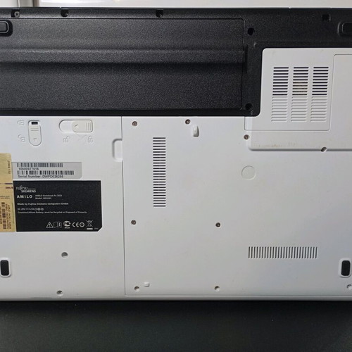 Fujitsu Siemens Amilo laptop used without power adapter