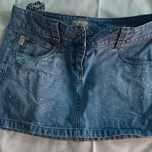 Bellino denim skirt small/medium, blue